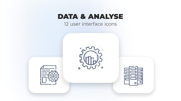 Animated Business Data Analysis User Interface Icons, Elements ft. data ...