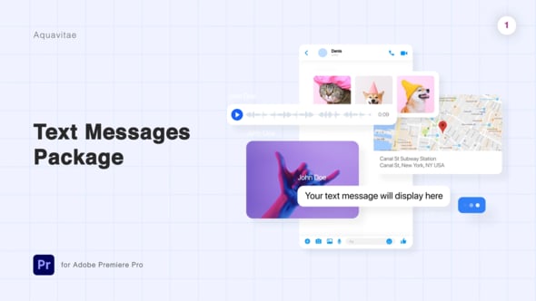 Dynamic Text Message Chat UI Bubbles, Elements ft. text message ...