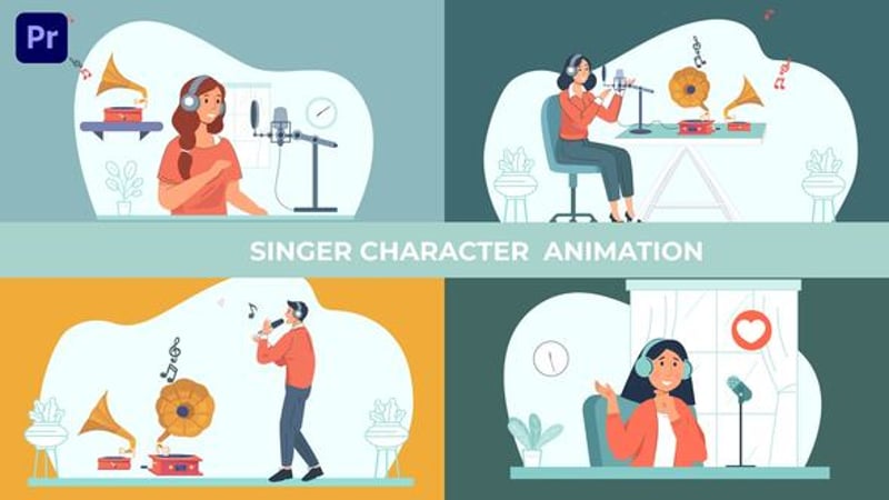 Singer Templates - Editable Video Templates - Envato