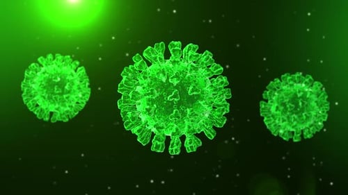 Coronavirus Infective Covid 19 Background Seamlessly Loop V9