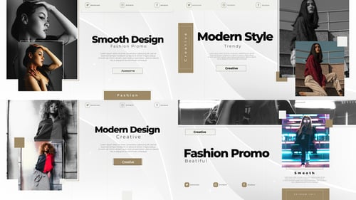 Promoción de moda minimalista