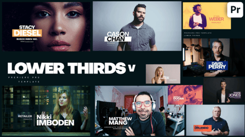 Clean Modern Lower Thirds Pack for Professional Video
