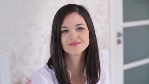Young Woman at Home