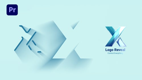 Dynamic Geometric Logo Reveal with Modern Reflections