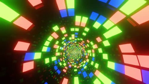 VJ Loop Club Neontunnel 01