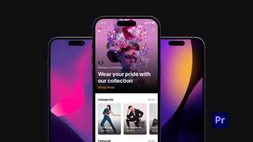 App Promo Phone 14 Pro for Premiere Pro