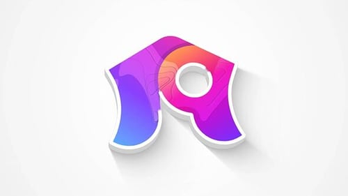 Modern Fluid Gradient Logo Reveal