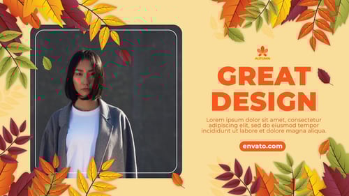 Dynamic Autumn Sales Promotion Slideshow