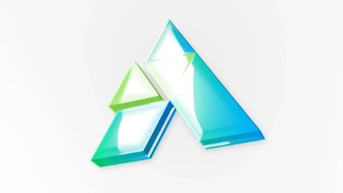 Clean Geometric Logo Reveal Intro