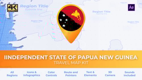 Papua New Guinea Map - IIndependent State of Papua New Guinea Travel Map