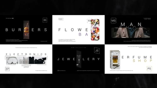 Minimalist Brand Slides for Product Showcases