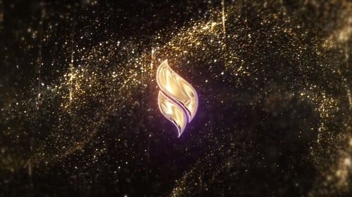 Luxury Gold Particles Titles