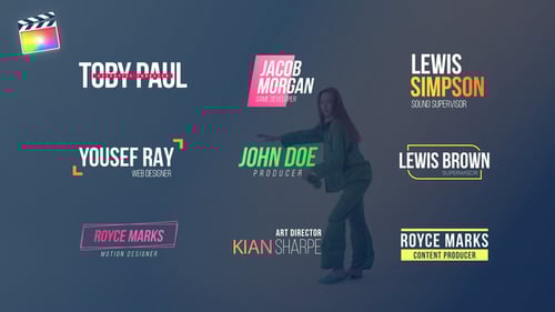 Dynamic Modern Titles and Lower Thirds Animation Pack