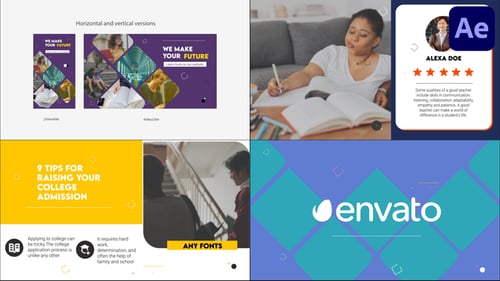 Education Slideshow for After Effects