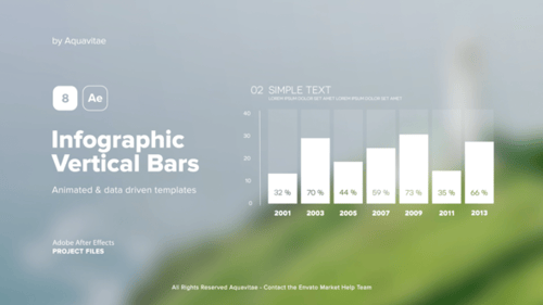 Infographic Vertical Bar Charts