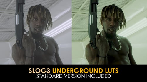 Slog3 Underground And Standard LUTs for Final Cut