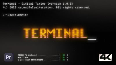 Code - Digital Titles, Titles ft. cyberpunk text & digital number - Envato