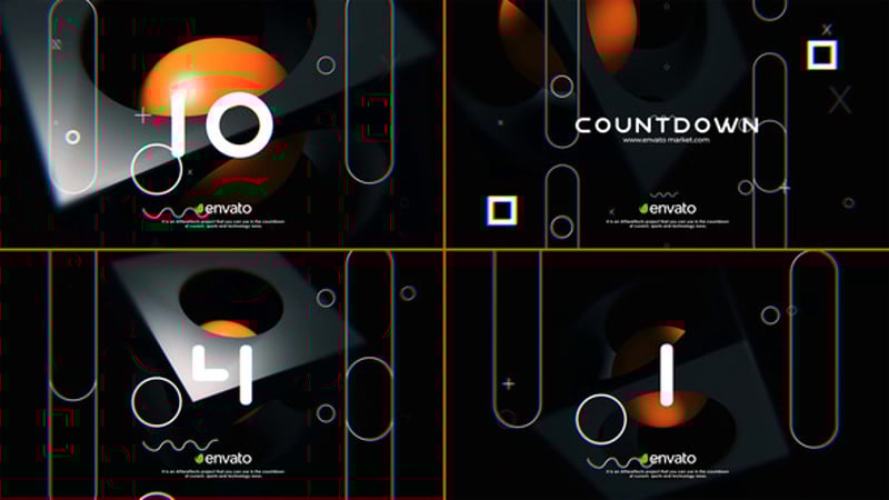 News Countdown, Elements ft. 3d & countdown intro - Envato