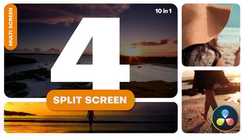 Multiscreen - 4 geteilter Bildschirm