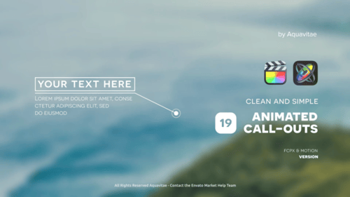 Einfache Call-Outs für Final Cut Pro X