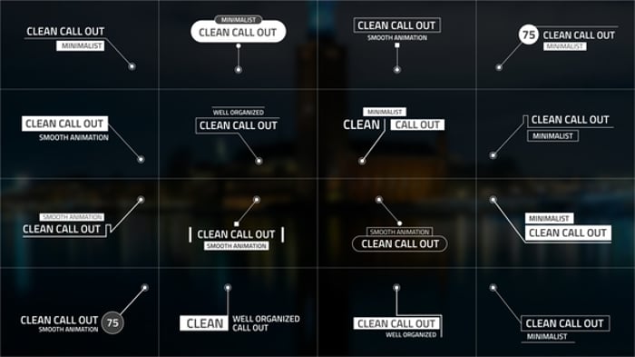 Numbers Call-Outs | Premiere Pro, Titles ft. callout & numbers - Envato