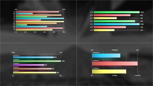 Horizontal Bar Infographic | Premiere Pro
