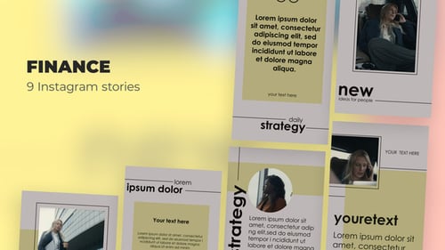 Finance - Instagram stories