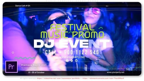 Promo für Musikfestivals