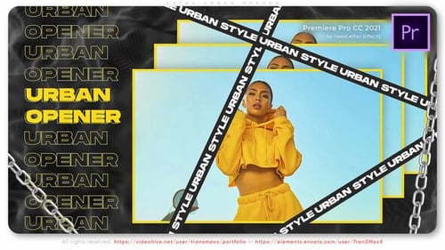 Dynamic Urban Fashion Opener with Grunge Elements