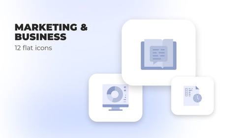 Marketing & Business - Flat Icons