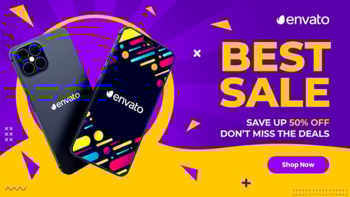 Vibrant Product Sale Promotional Slideshow