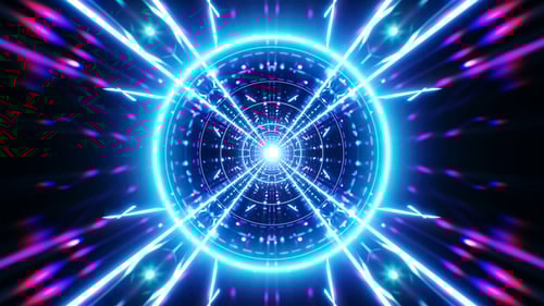 Neon Vj Tunnel Motion