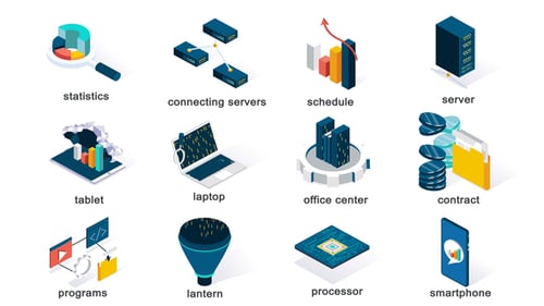 Office - Isometric Icons