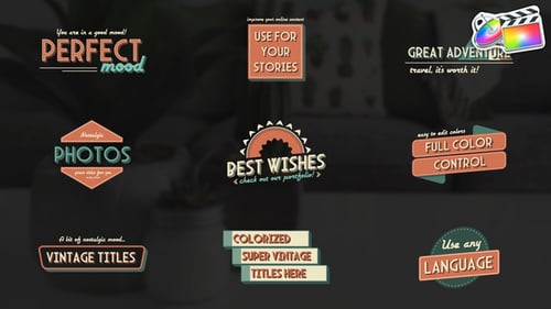 Vintage Titles for FCPX