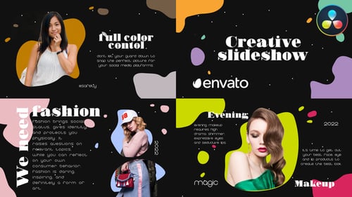 Creative Liquid Slideshow | DaVinci Resolve