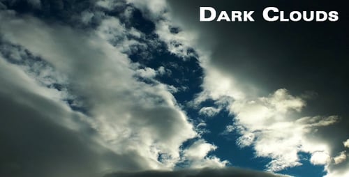 Dramatic Clouds Moving Through Sky