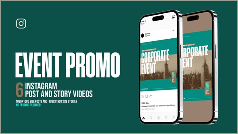 Corporate Digital Expo Promo with Dynamic Event Details and Speaker ...