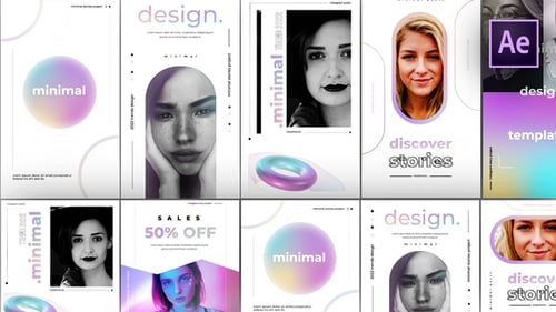 Minimal Modern Social Media Stories and Posts Pack