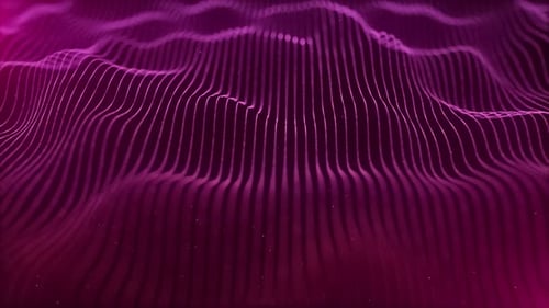 Dynamic Abstract Pink Waves Digital Background