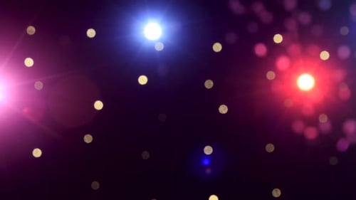Background of Concert Lights Bokeh