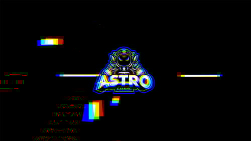 Glitch Logo Intro