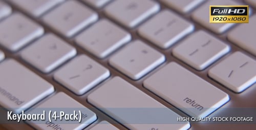 Close Up Finger Pressing Return and Enter Keys