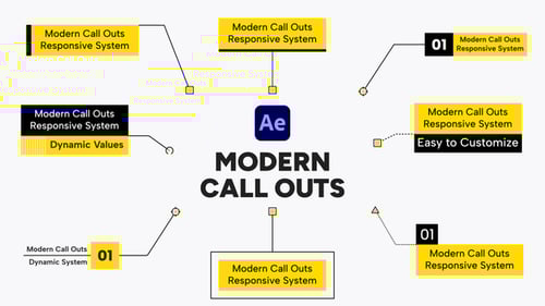 Moderne Callouts für After Effects
