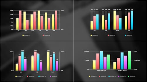 Vertical Column Infographic | Premiere Pro