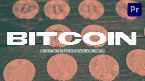 Bitcoin Promotion Instagram Mogrt
