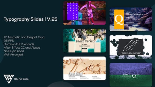 Typography - Minimal, Dynamic and Modern Slides V.25