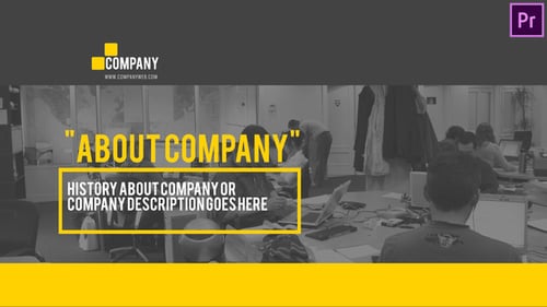 Company Promo TV Spot Premiere Pro
