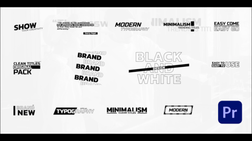 Clean Modern Titles | PP