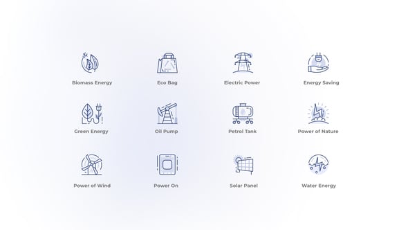 Power and Energy - User Interface Icons, Elements ft. solar panel ...