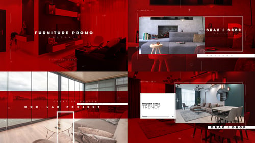 Promoción de muebles modernos